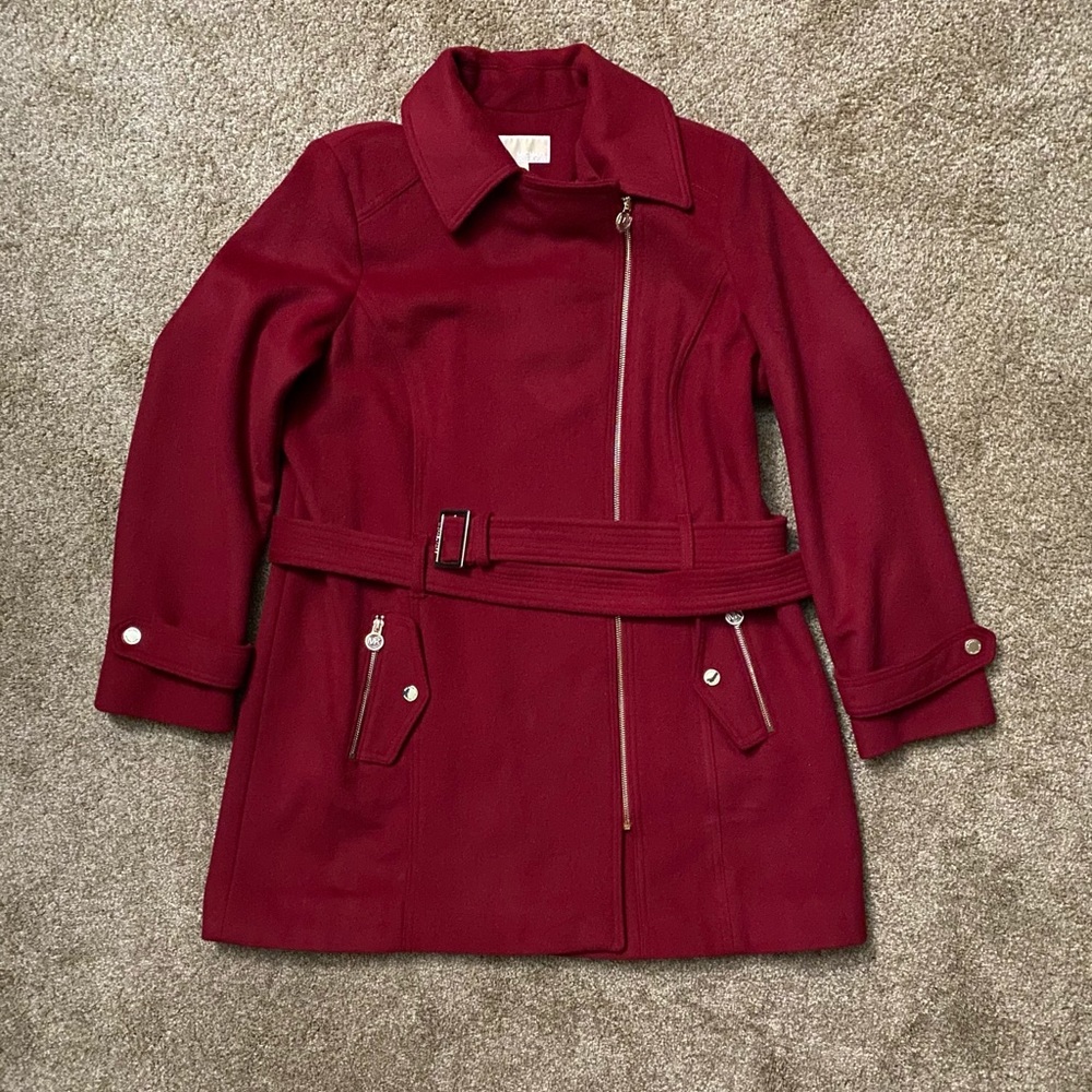 Micheal Kors Wool belted jacket